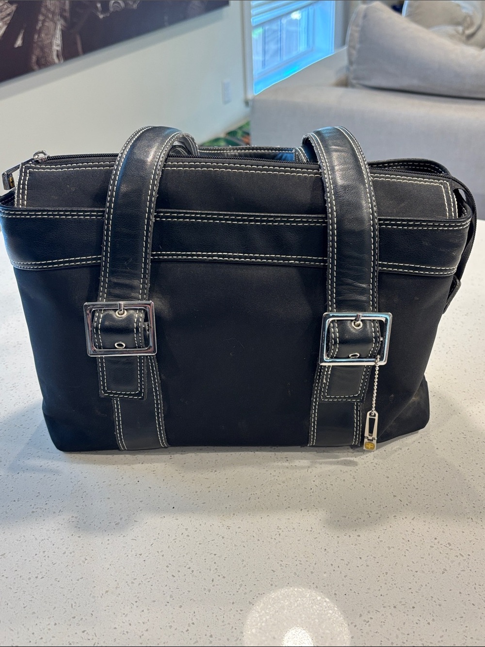 Swiss Gear Diana Black Travel Business Tote Padded Laptop Shoulder Bag